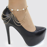 Fancy Draped Chain Anklet