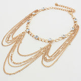 Fancy Draped Chain Anklet