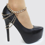 Link Draped Anklet Shoe Chain